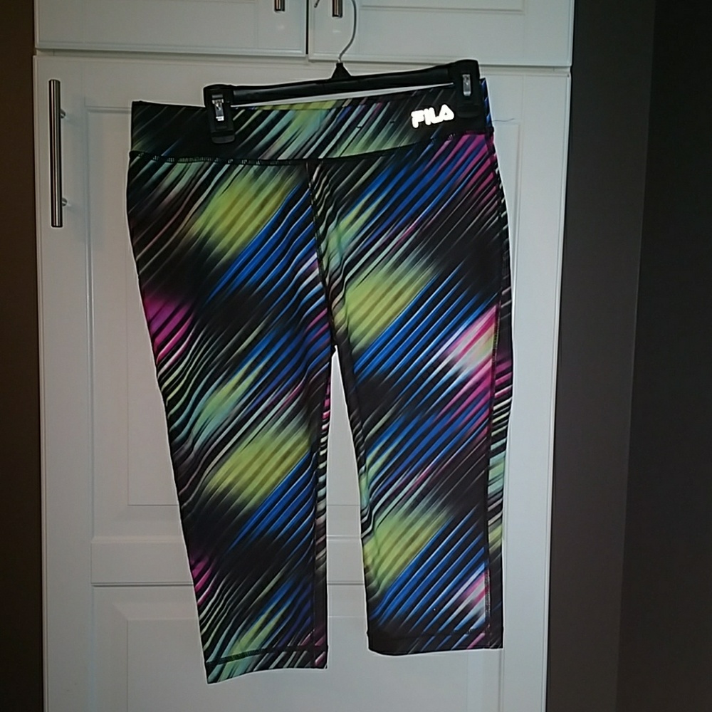 Fila workout capri tights .athletic compression